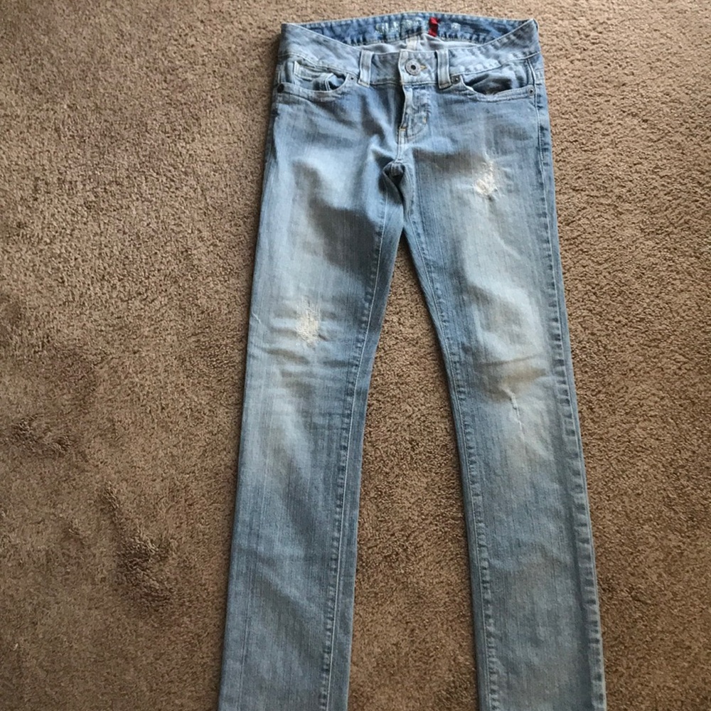 Skinny low rise guess jeans